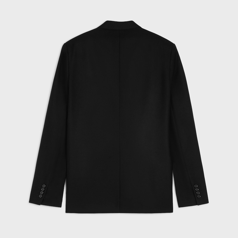 veste tailleur en sergé cachemire