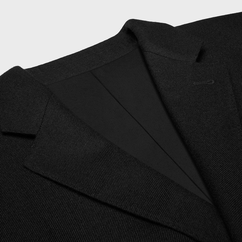 veste tailleur en sergé cachemire