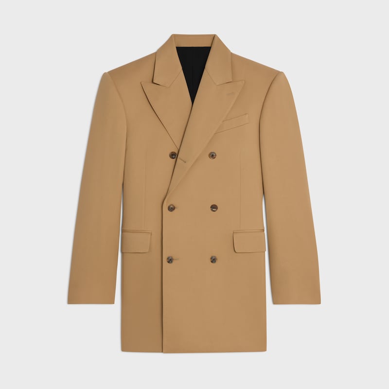 veste colonne en laine mohair
