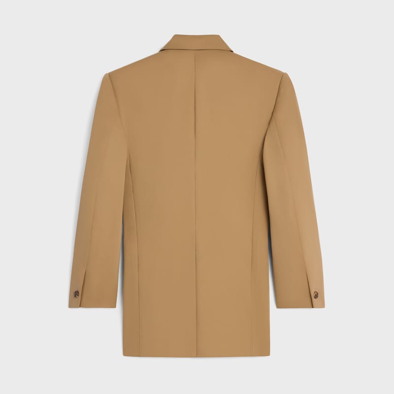 veste colonne en laine mohair