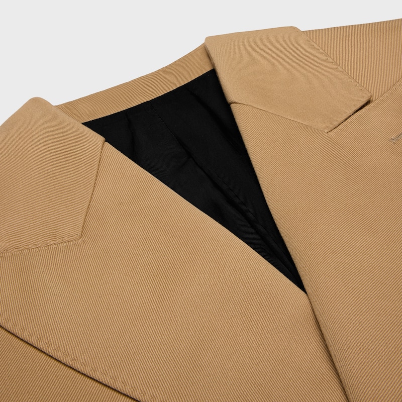veste colonne en laine mohair