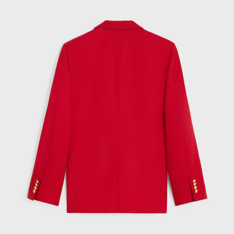veste classique en flanelle de laine