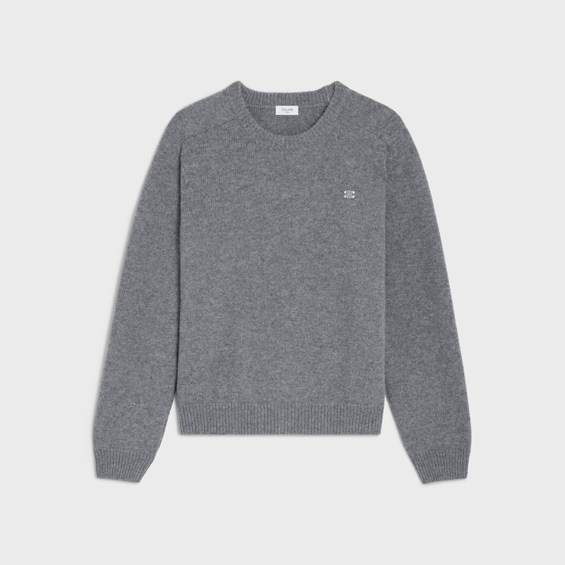 pull triomphe à col rond en laine et cachemire