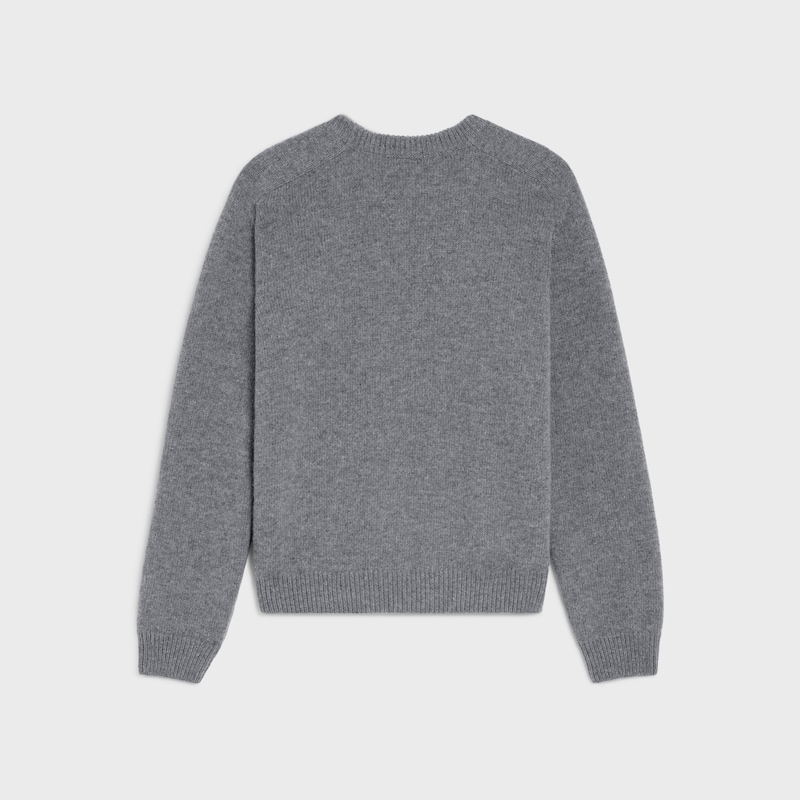 pull triomphe à col rond en laine et cachemire