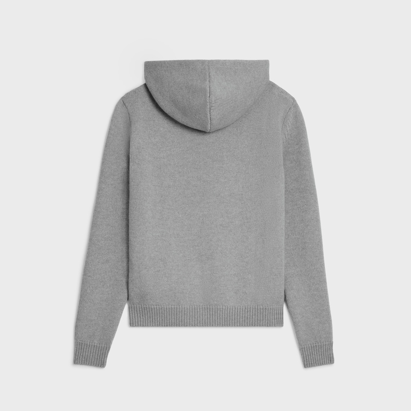 pull à capuche triomphe en laine et cachemire