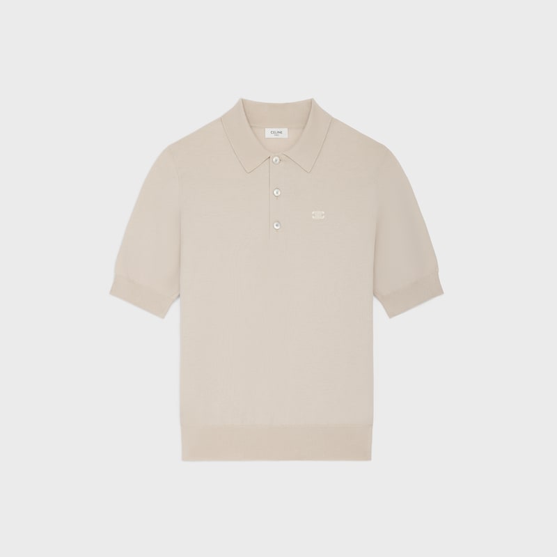 polo triomphe en coton fin