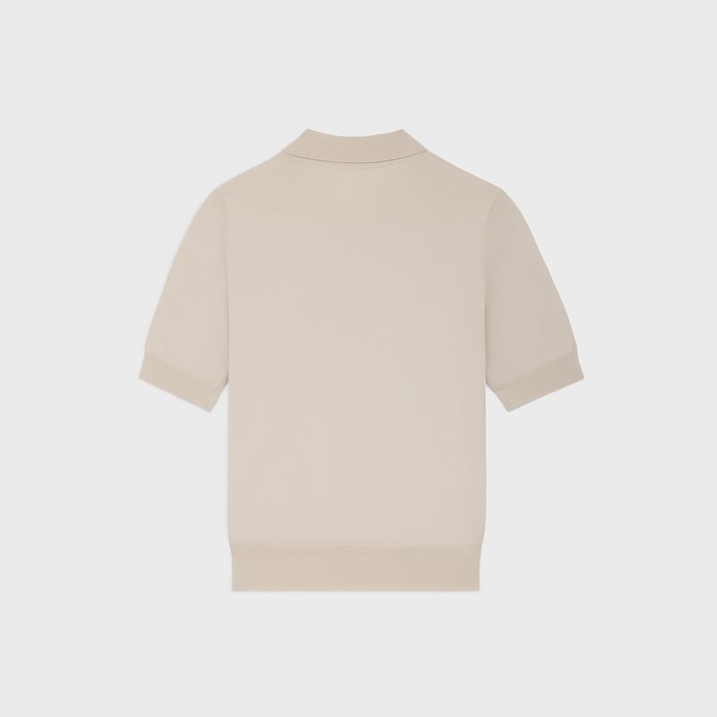 polo triomphe en coton fin