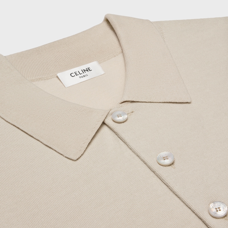 polo triomphe en coton fin