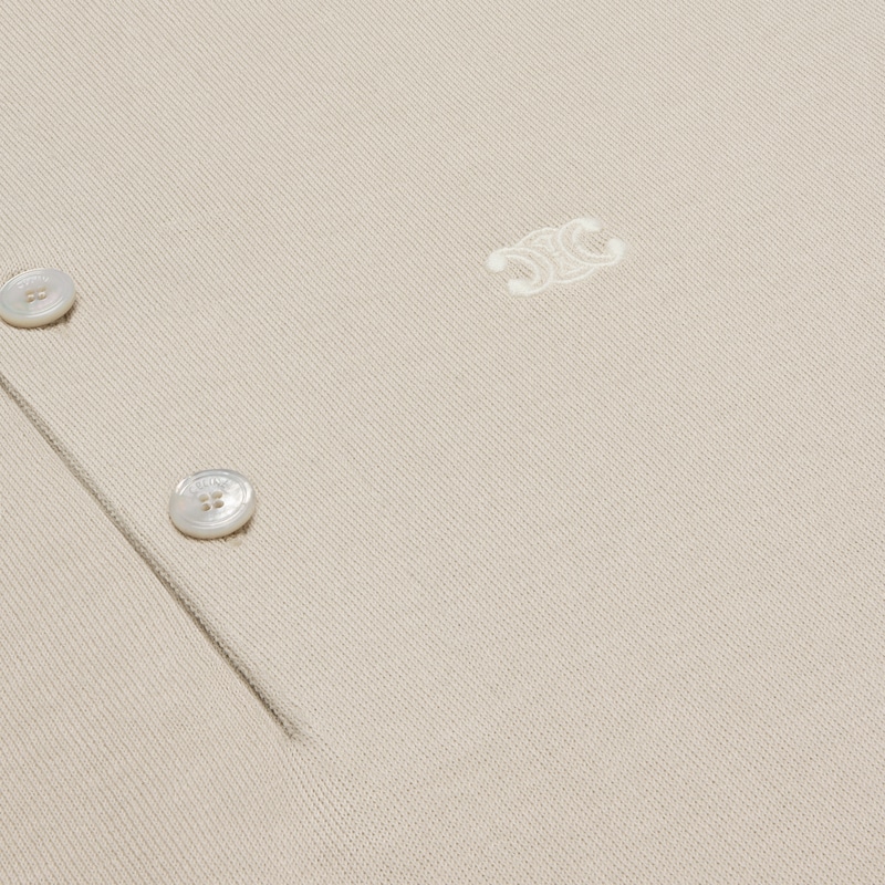 polo triomphe en coton fin