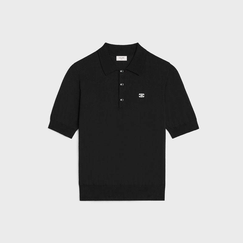 polo triomphe en coton fin