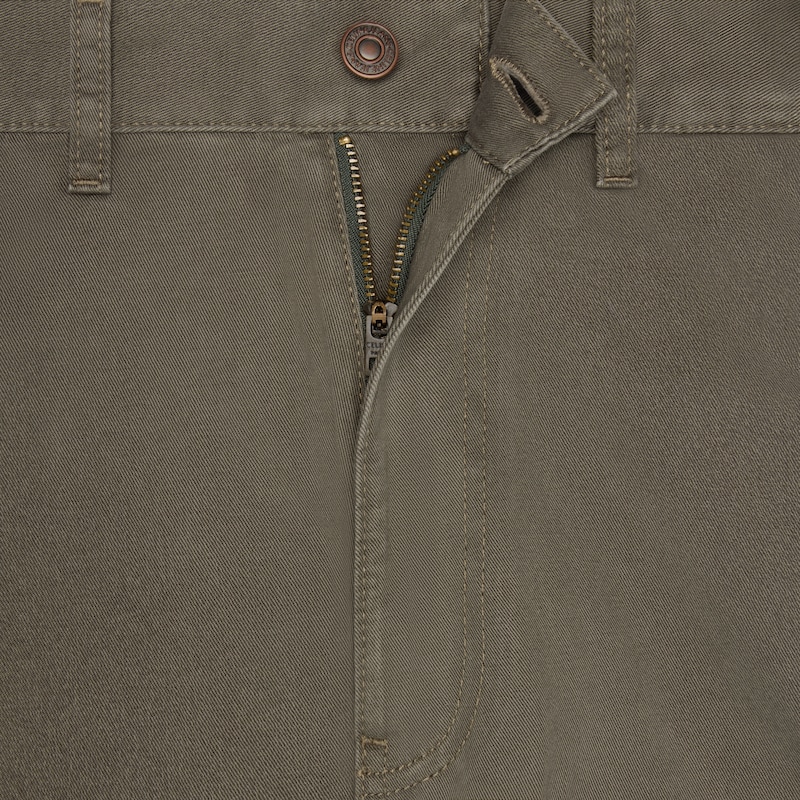 chinos en sergé de coton
