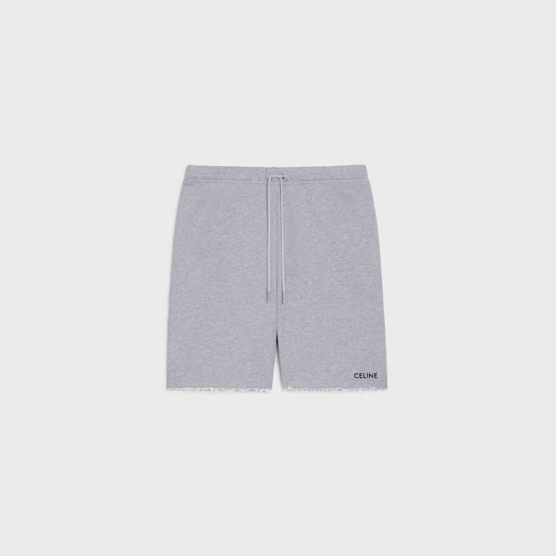 short céline en molleton de coton