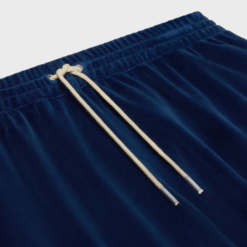 pantalon de survêtement en jersey de velours