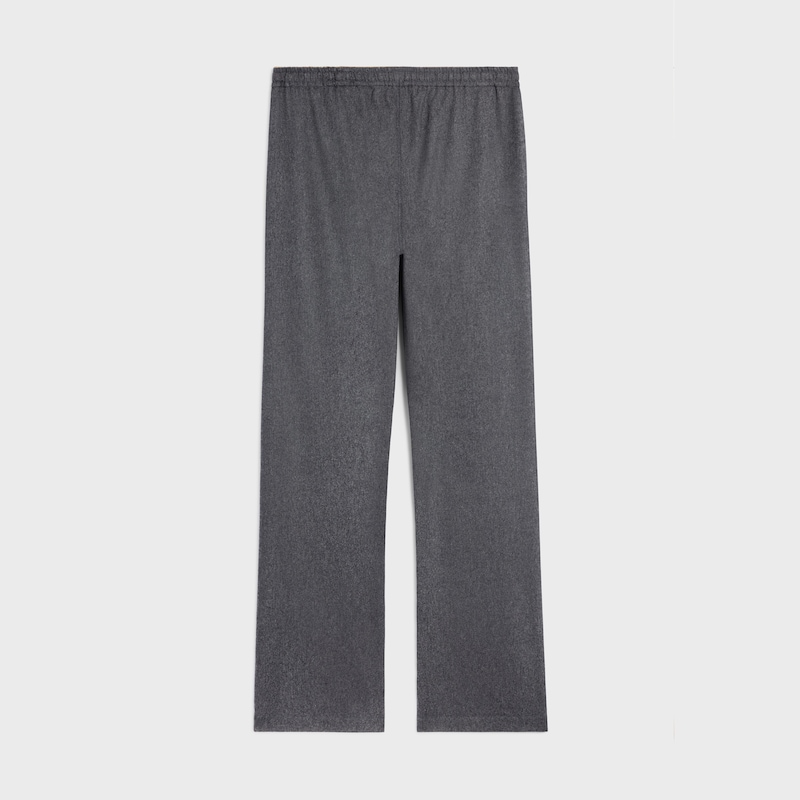 pantalon à cordon en flanelle de cachemire