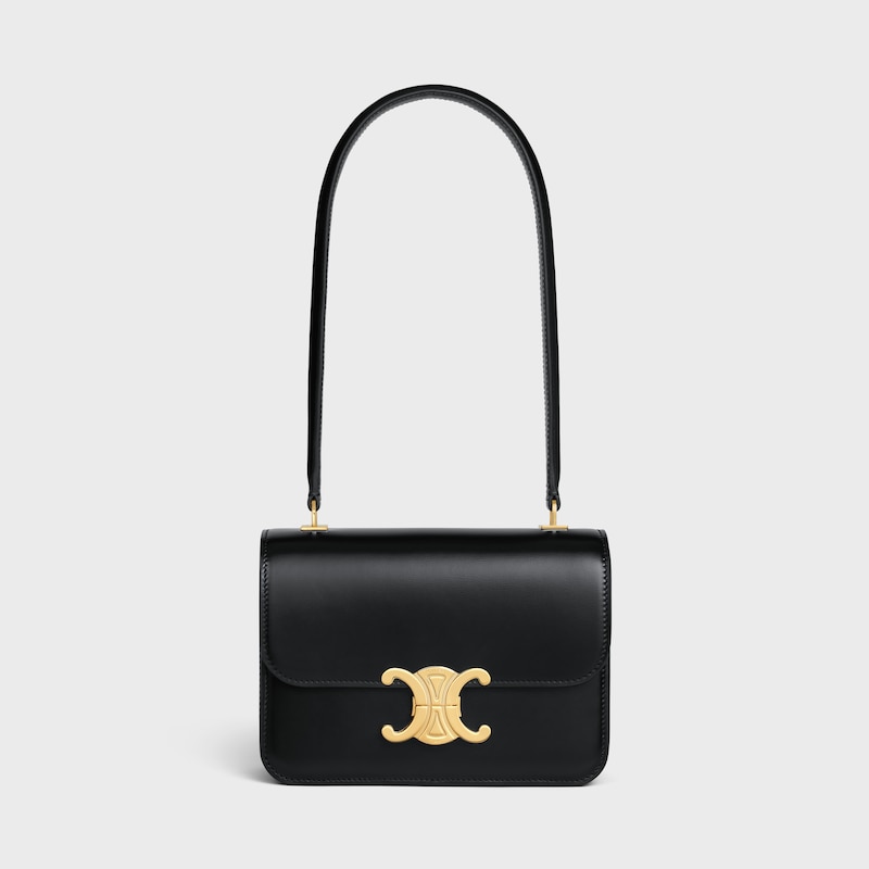 sac teen garance en cuir de veau brillant