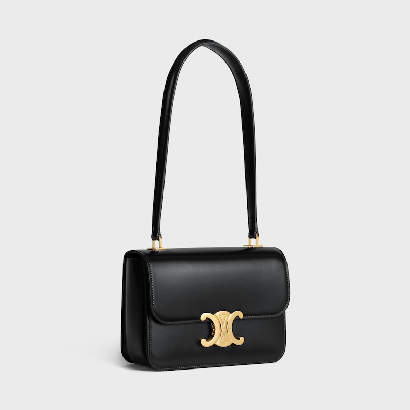 sac teen garance en cuir de veau brillant