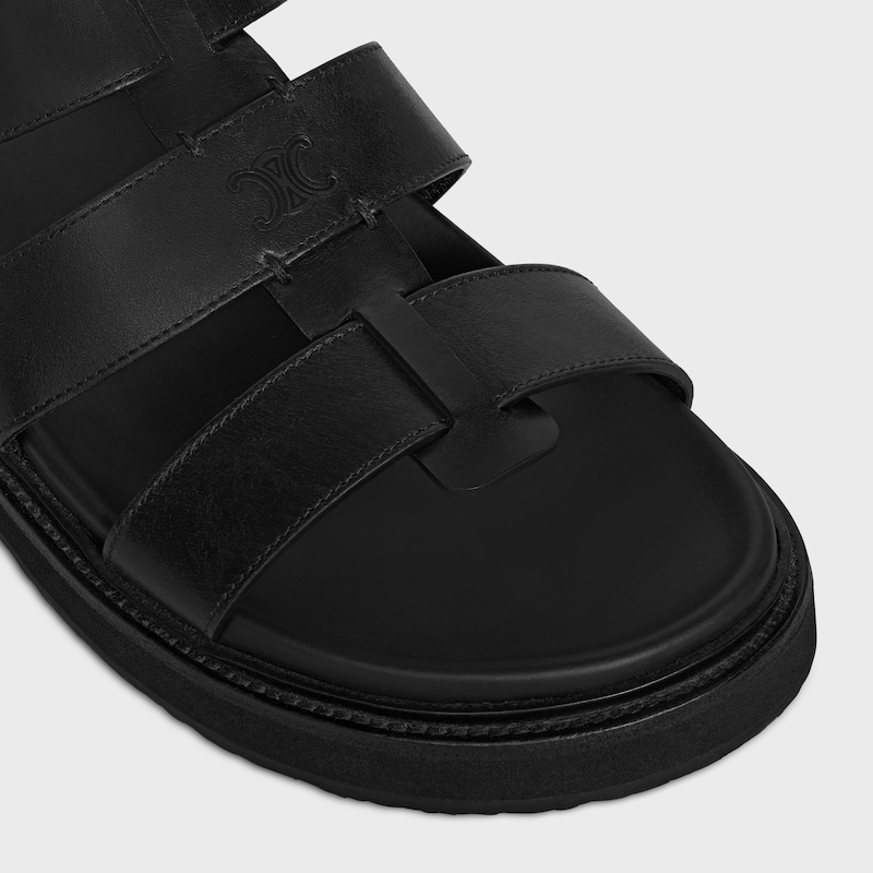 sandales céline tippi en cuir de veau