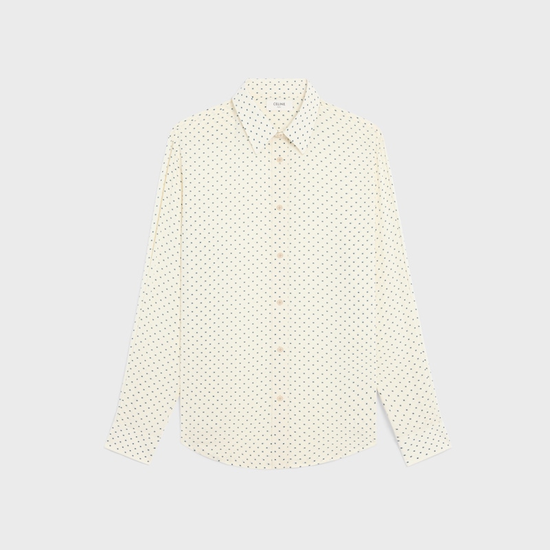 chemise ample en viscose imprimée