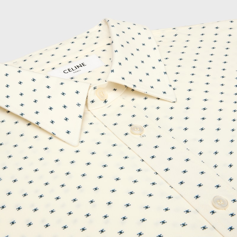 chemise ample en viscose imprimée