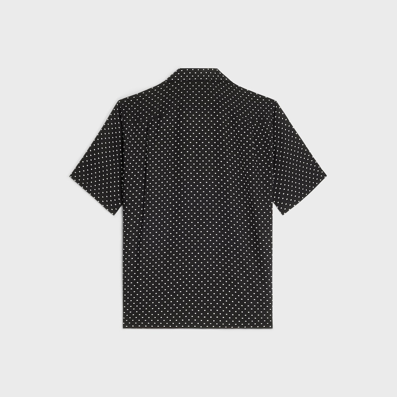 chemise hawaïenne en viscose imprimée