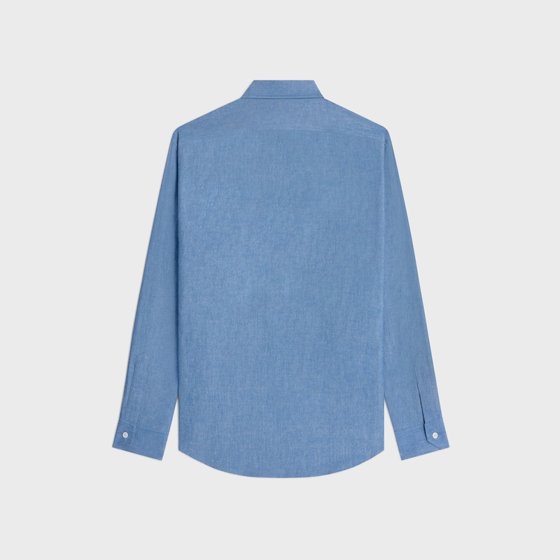 chemise ample en coton chambray