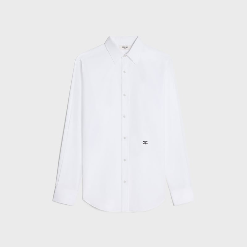 chemise ample en popeline de coton