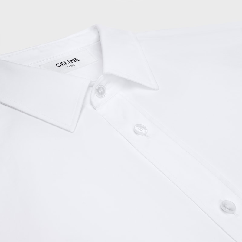 chemise ample en popeline de coton
