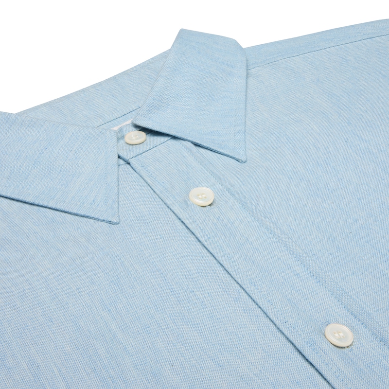 chemise décontractée en coton chambray