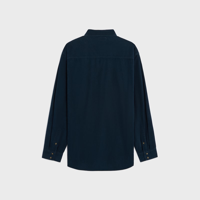 chemise décontractée en velours côtelé