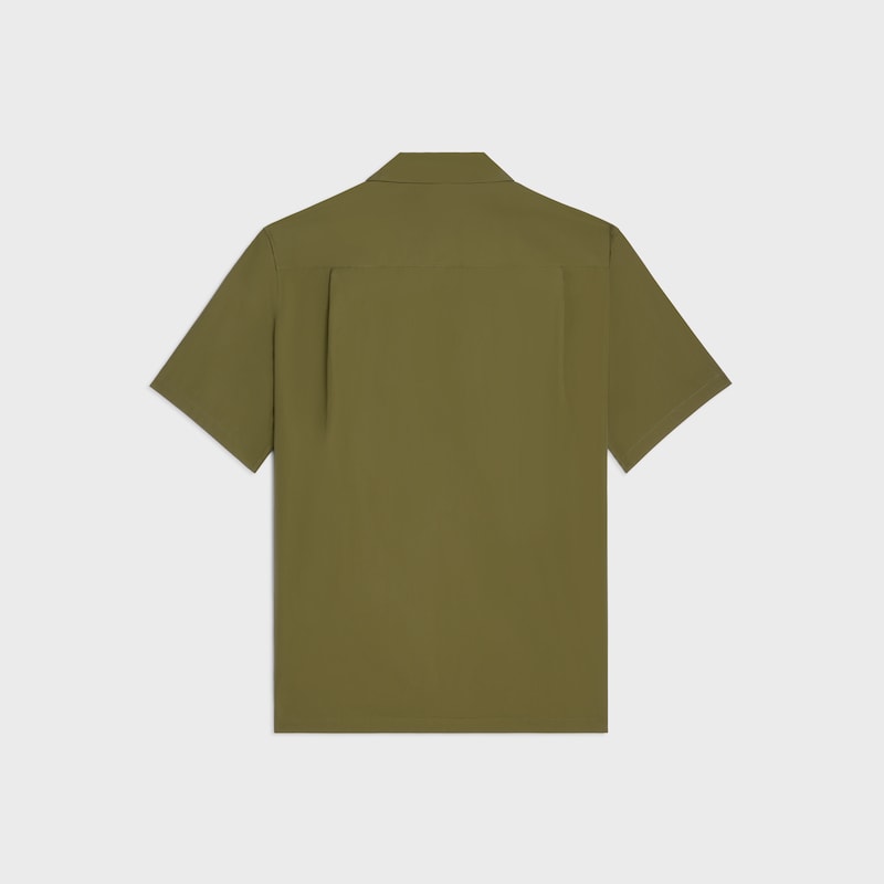 chemise de bowling en popeline de coton