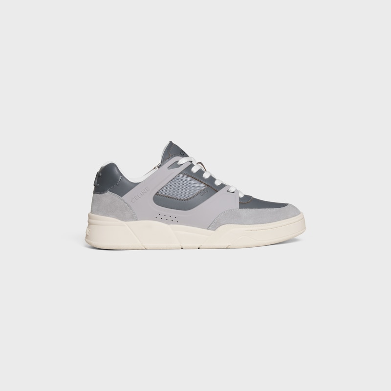 baskets basses à lacets celine ct-09 en daim veau et mesh