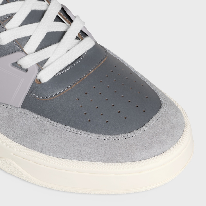 baskets basses à lacets celine ct-09 en daim veau et mesh