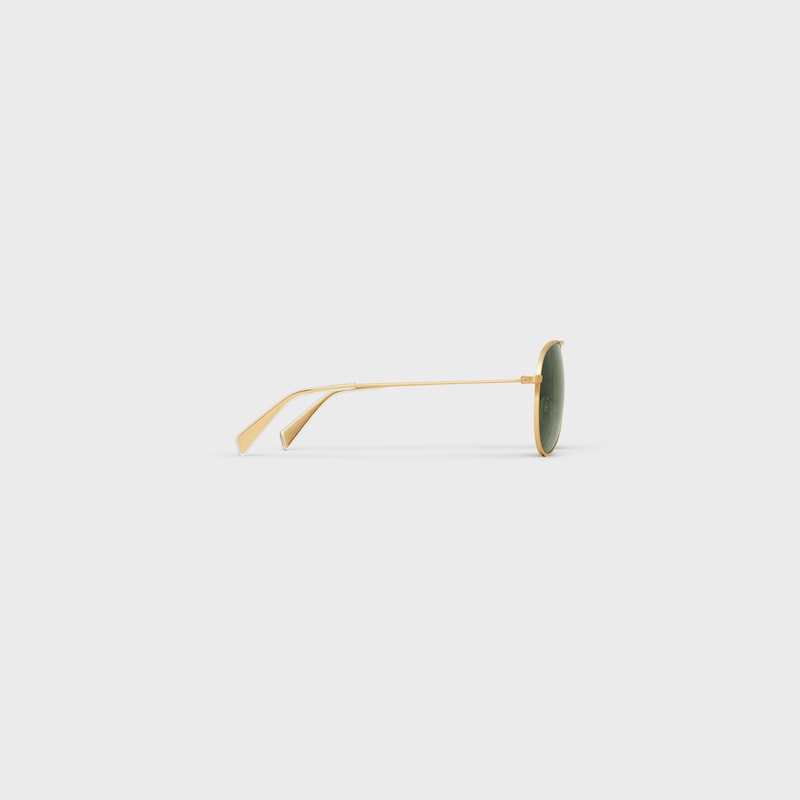 lunettes de soleil à monture métallique 01 avec verres en verre minéral