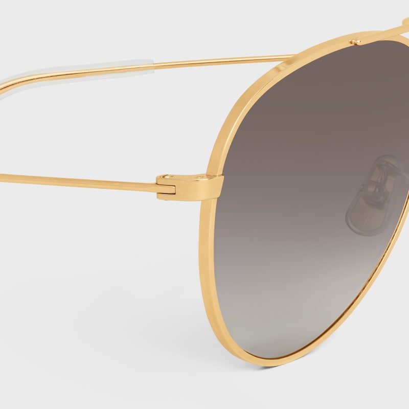 lunettes de soleil en métal 01 avec monture métallique et verres polarisés