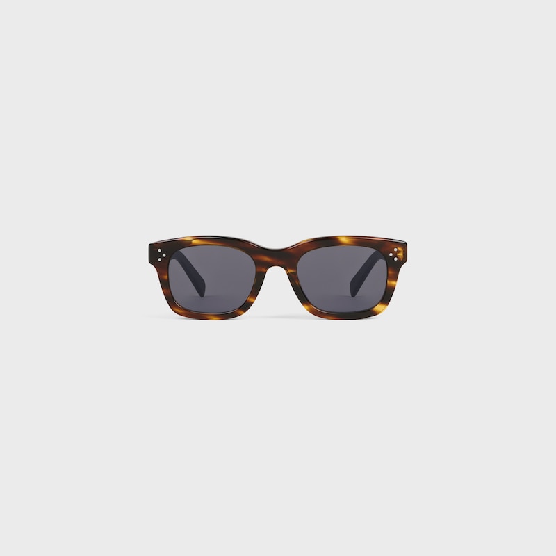 lunettes de soleil à monture noire 41 en acétate