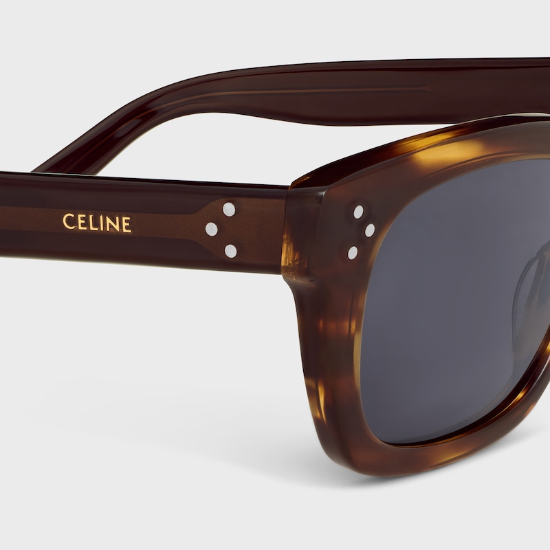 lunettes de soleil à monture noire 41 en acétate