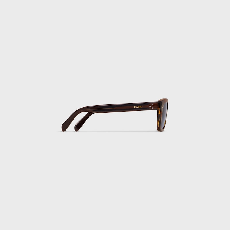lunettes de soleil à monture noire 41 en acétate