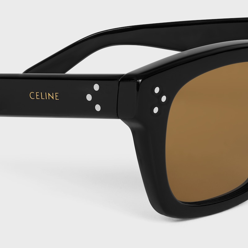 lunettes de soleil black frame 41 en acétate