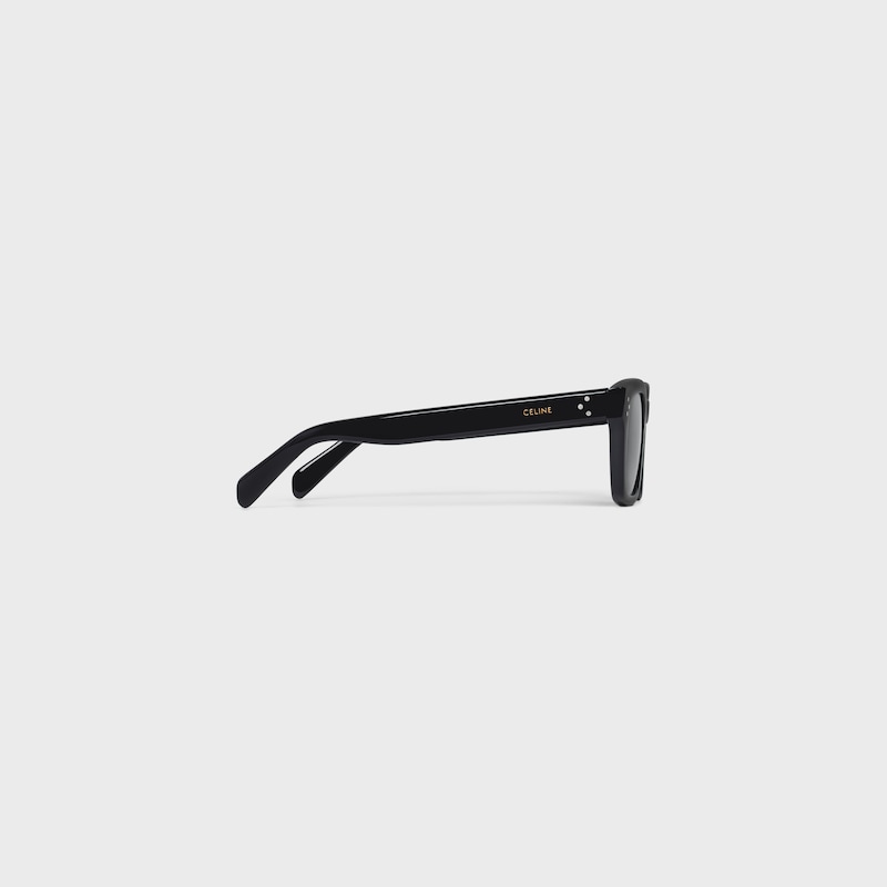 lunettes de soleil à monture noire 41 en acétate