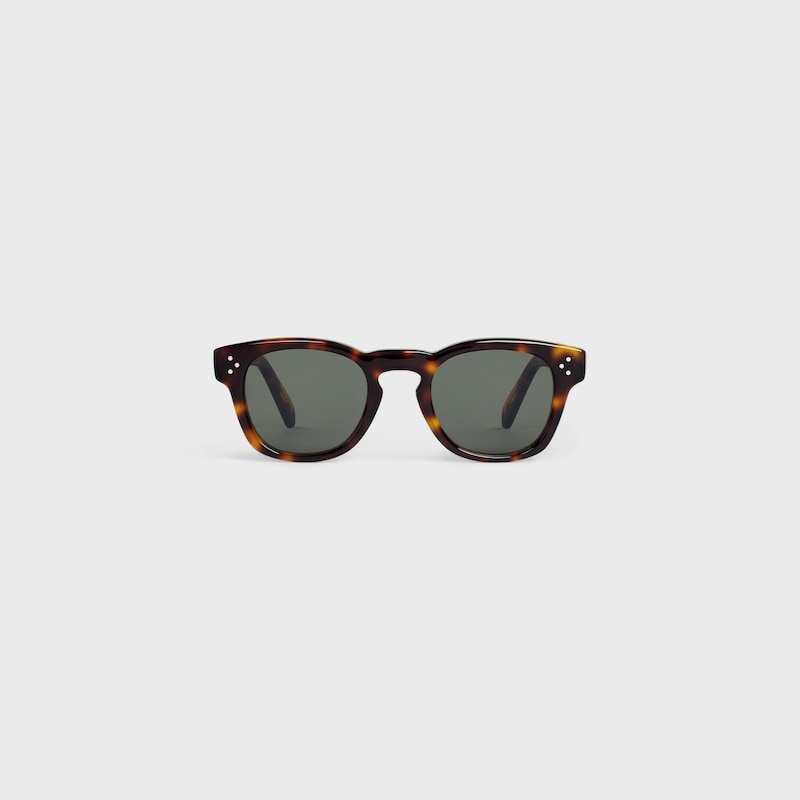 lunettes de soleil à monture noire 42 en acétate