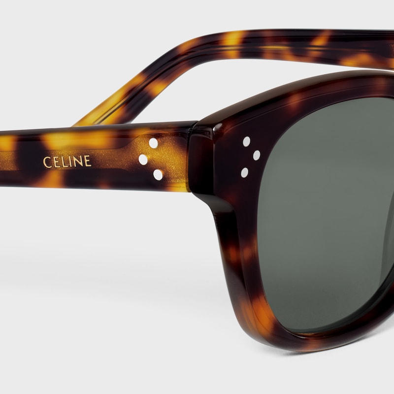 lunettes de soleil à monture noire 42 en acétate