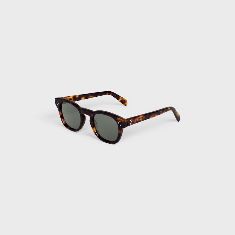 lunettes de soleil à monture noire 42 en acétate
