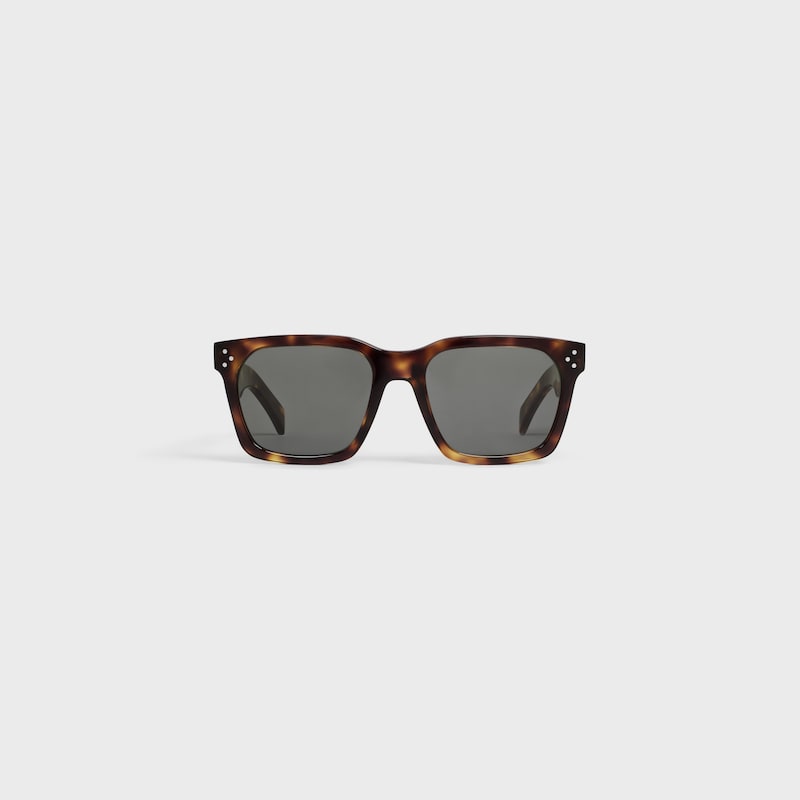 lunettes de soleil à monture noire 45 en acétate