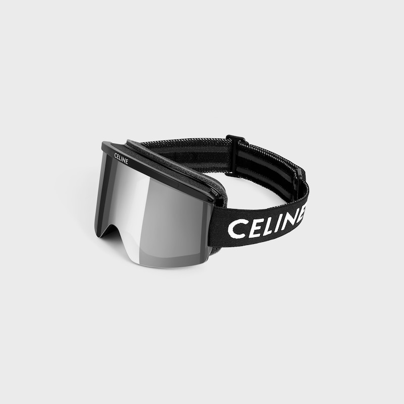 masque de ski celine en nylon injecté avec verres miroirs