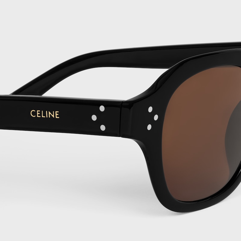 lunettes de soleil black frame 60 en acétate