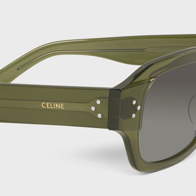 lunettes de soleil black frame 61 en acétate