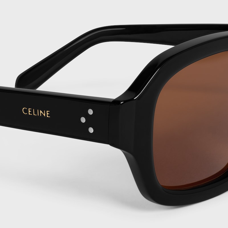 lunettes de soleil black frame 62 en acétate
