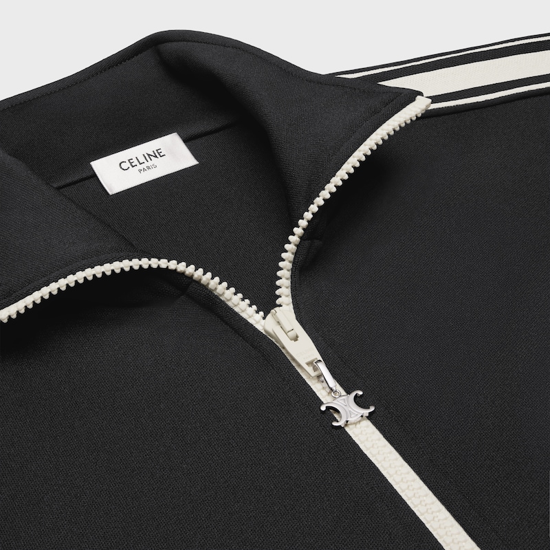 veste de survêtement céline en jersey double face