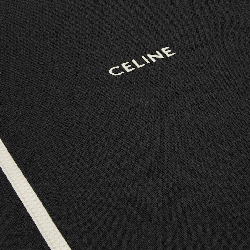veste de survêtement céline en jersey double face