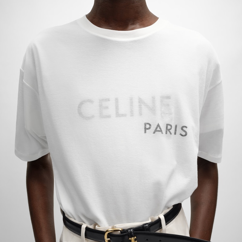 t-shirt double épaisseur en jersey de coton fin
